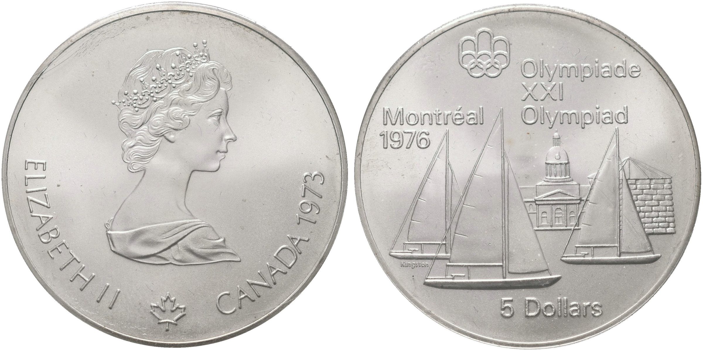 Kanada, 5 Dollar 1976 - XXI. Olympijské hry