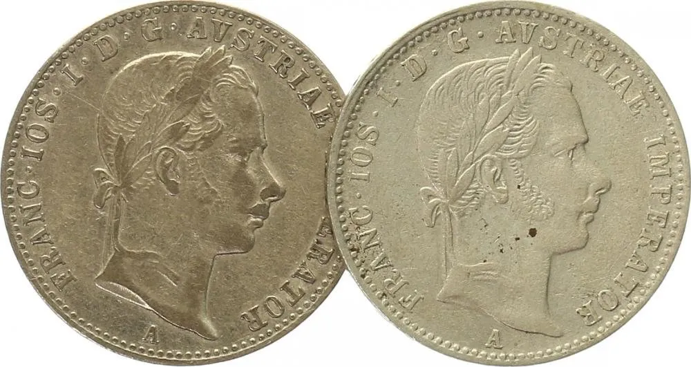 Rakouská a spolková měna, 1857 - 1892 — 1
