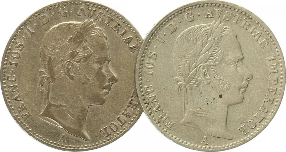 Rakouská a spolková měna, 1857 - 1892 — 1