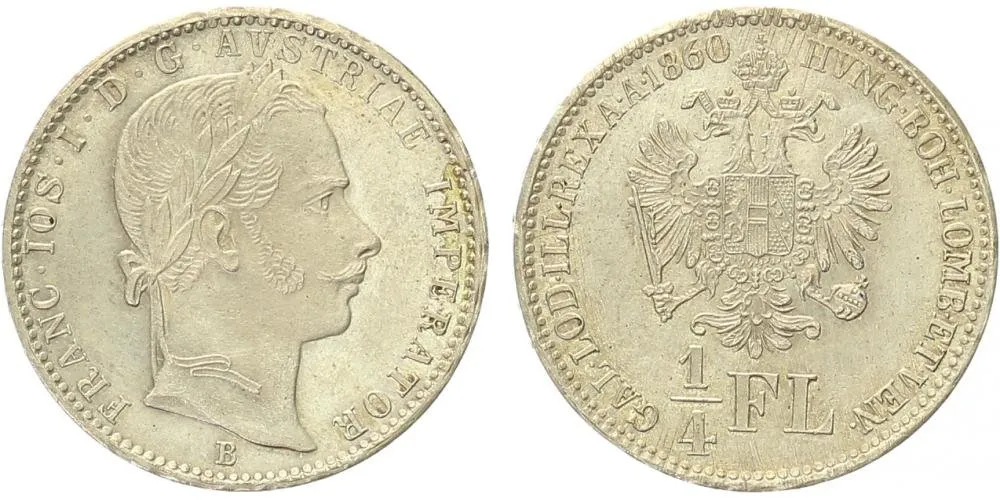 Rakouská a spolková měna, 1857 - 1892 — 1