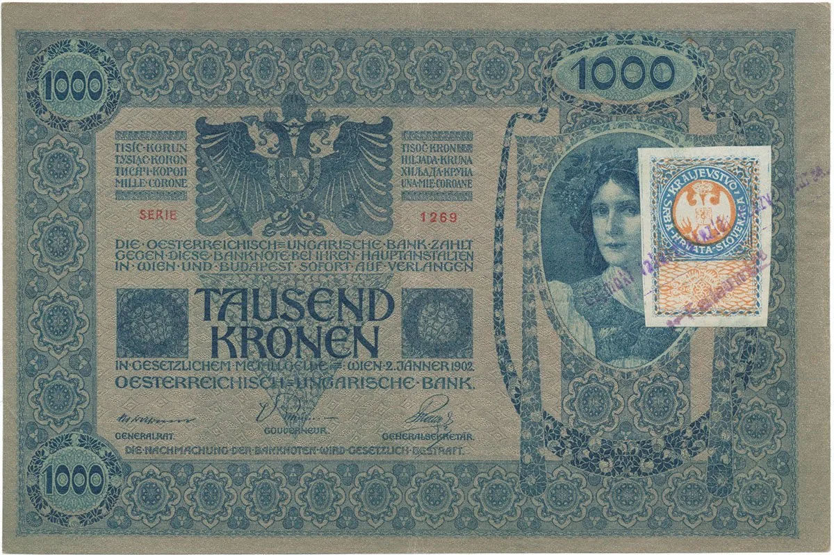 Razítkované R-U bankovky na Balkáně 1919-1921 — 1