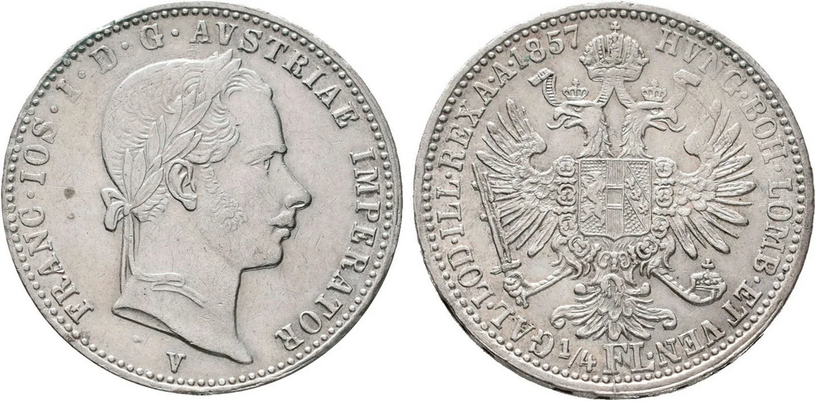Rakouská a spolková měna, 1857 - 1892 — 1