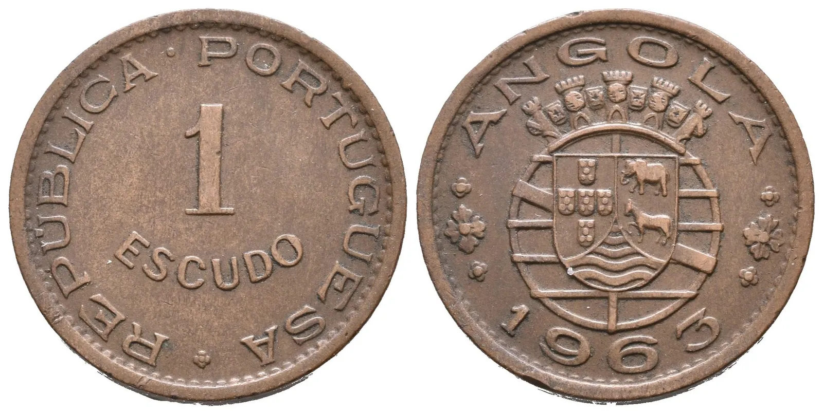 Portugalská Angola, 1 Escudo 1963