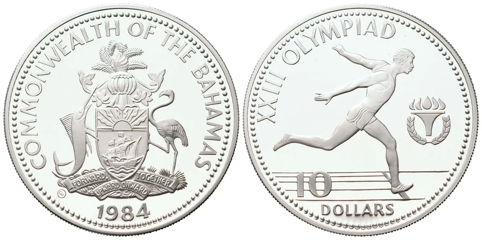 Bahamy, 10 Dollarů 1984 - LOH