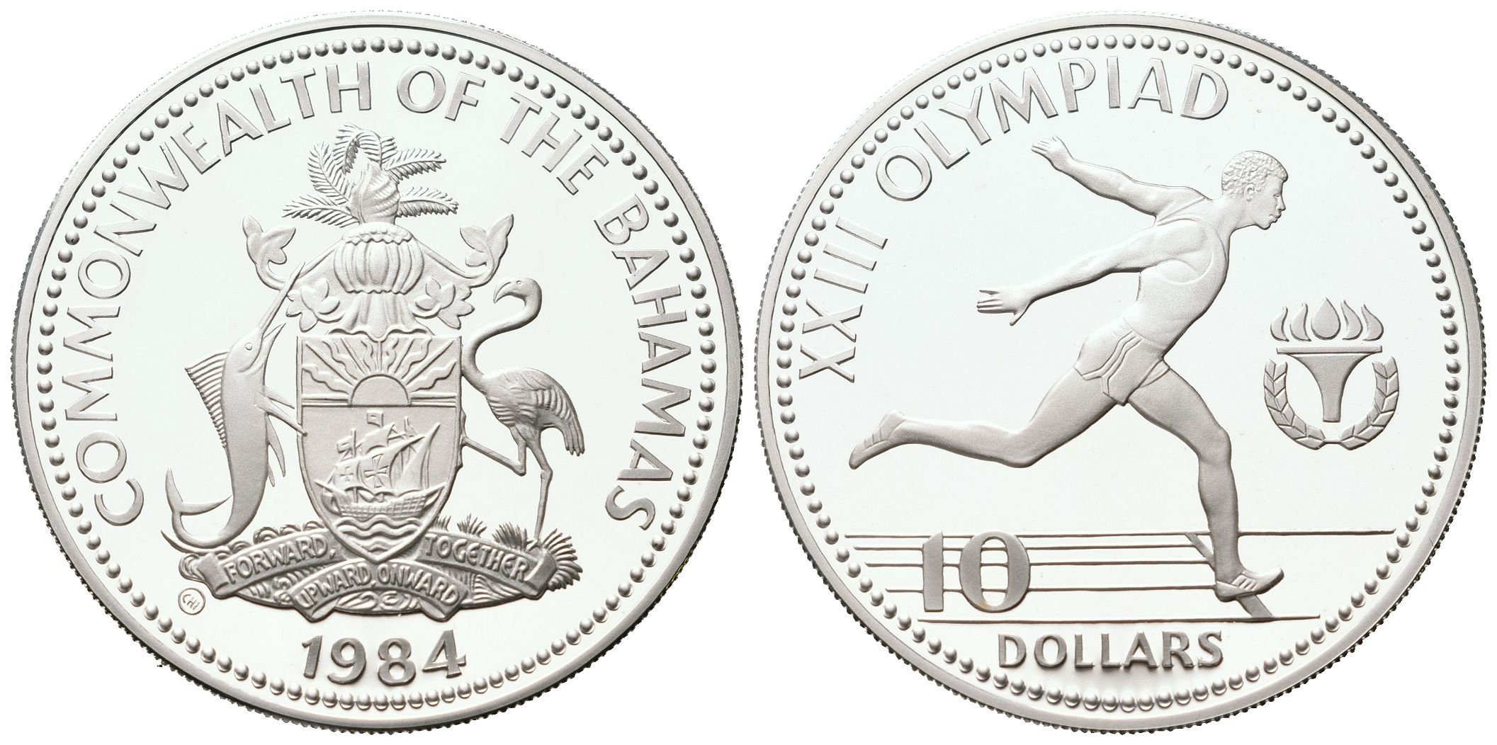 Bahamy, 10 Dollarů 1984 - LOH