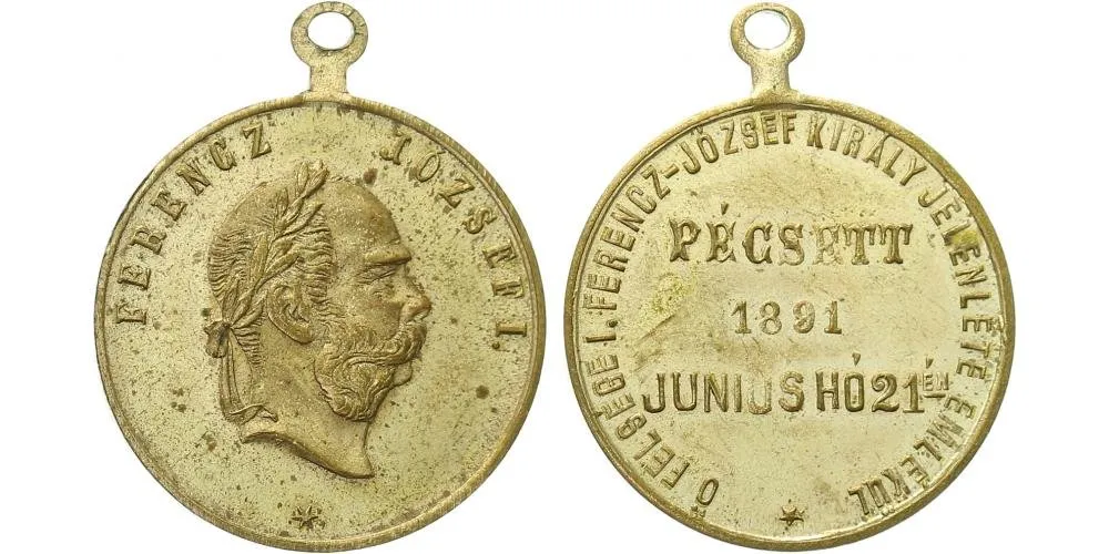 František Josef I., medaile na návštěvu a přítomnost císaře — 1