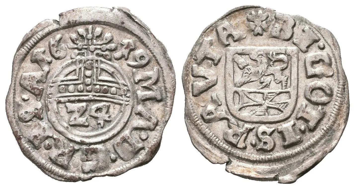 1/24 Taler (Groš) 1619, Welter 1218, pěkná zachovalost, patina, — 1