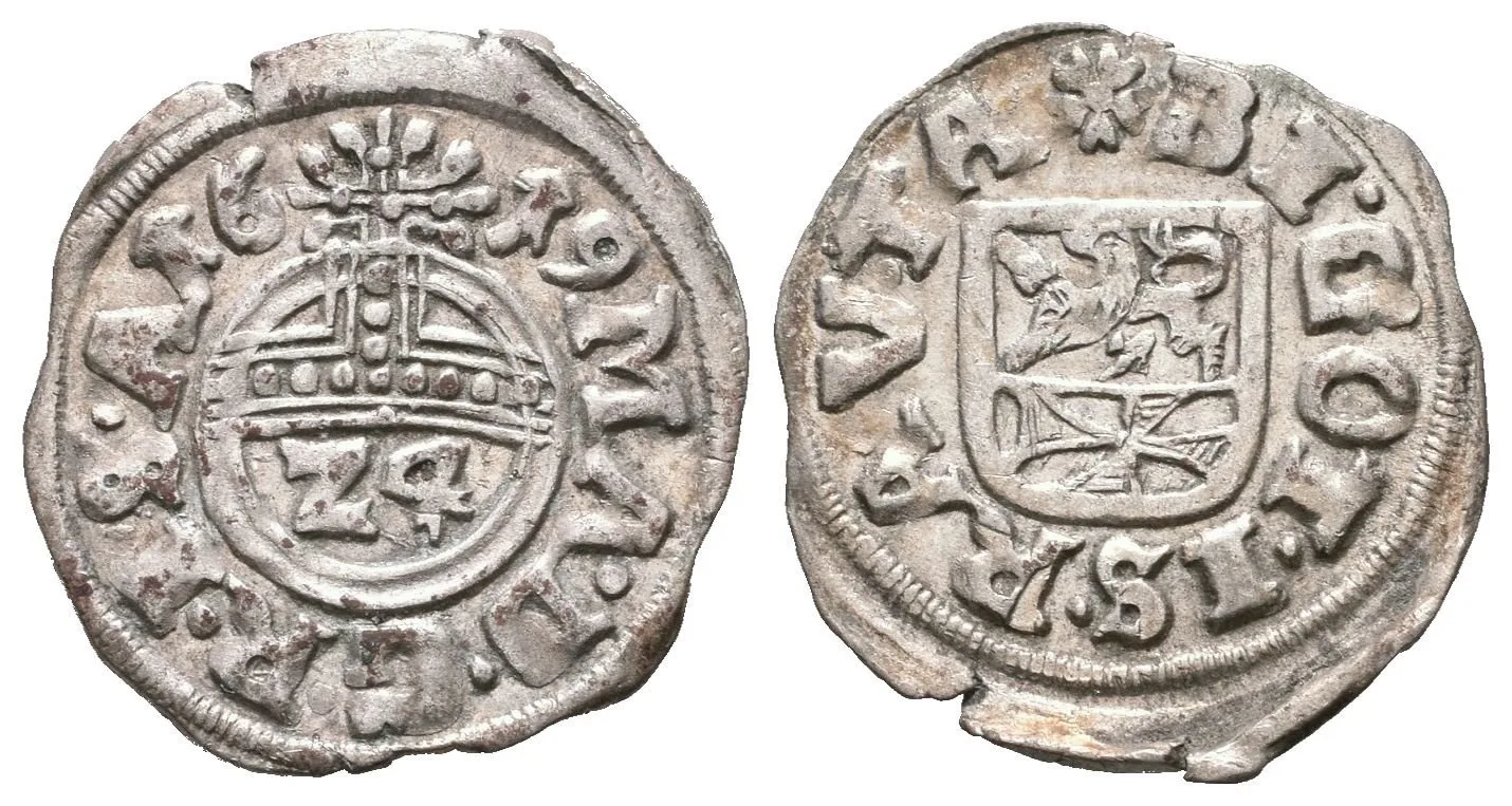 1/24 Taler (Groš) 1619, Welter 1218, pěkná zachovalost, patina, — 1