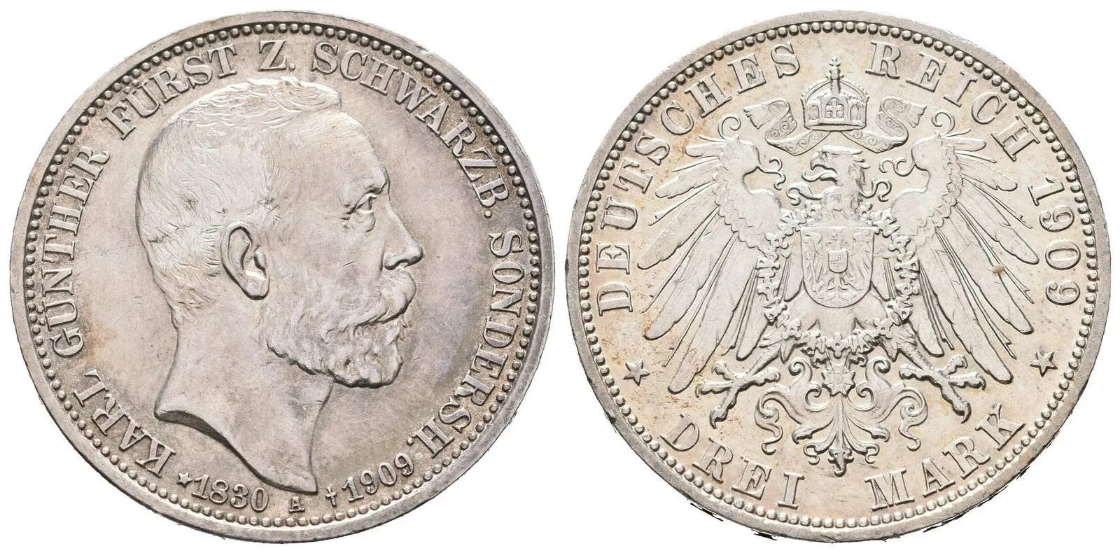 Schwarzburg, 3 Marka 1909