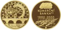 Medaile 2000 - Komerční banka - fotografie 2
