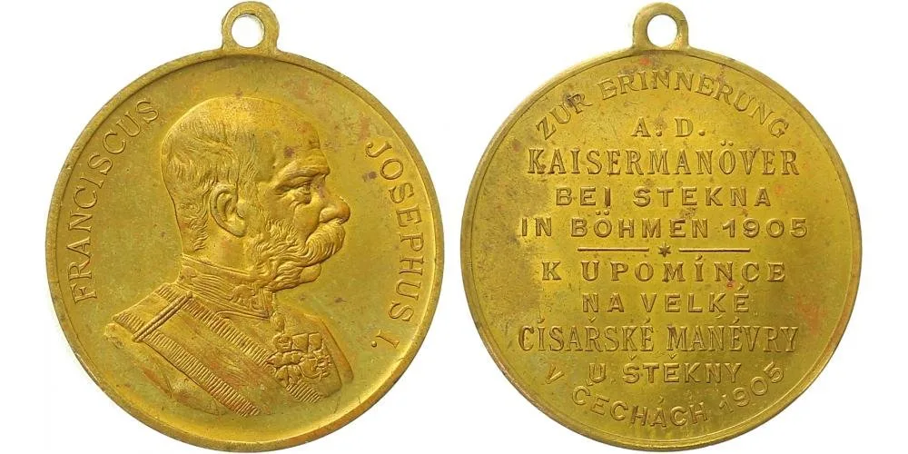 František Josef I., medaile vojenských manévrů — 1