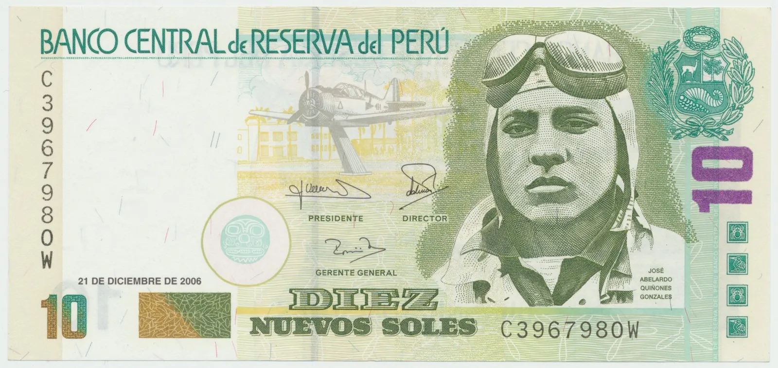 Peru, 10 Nuevo Soles 2006, P.179b