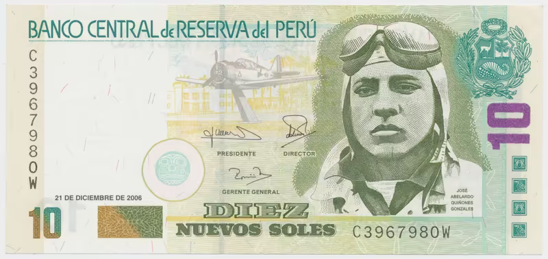 Peru, 10 Nuevo Soles 2006, P.179b