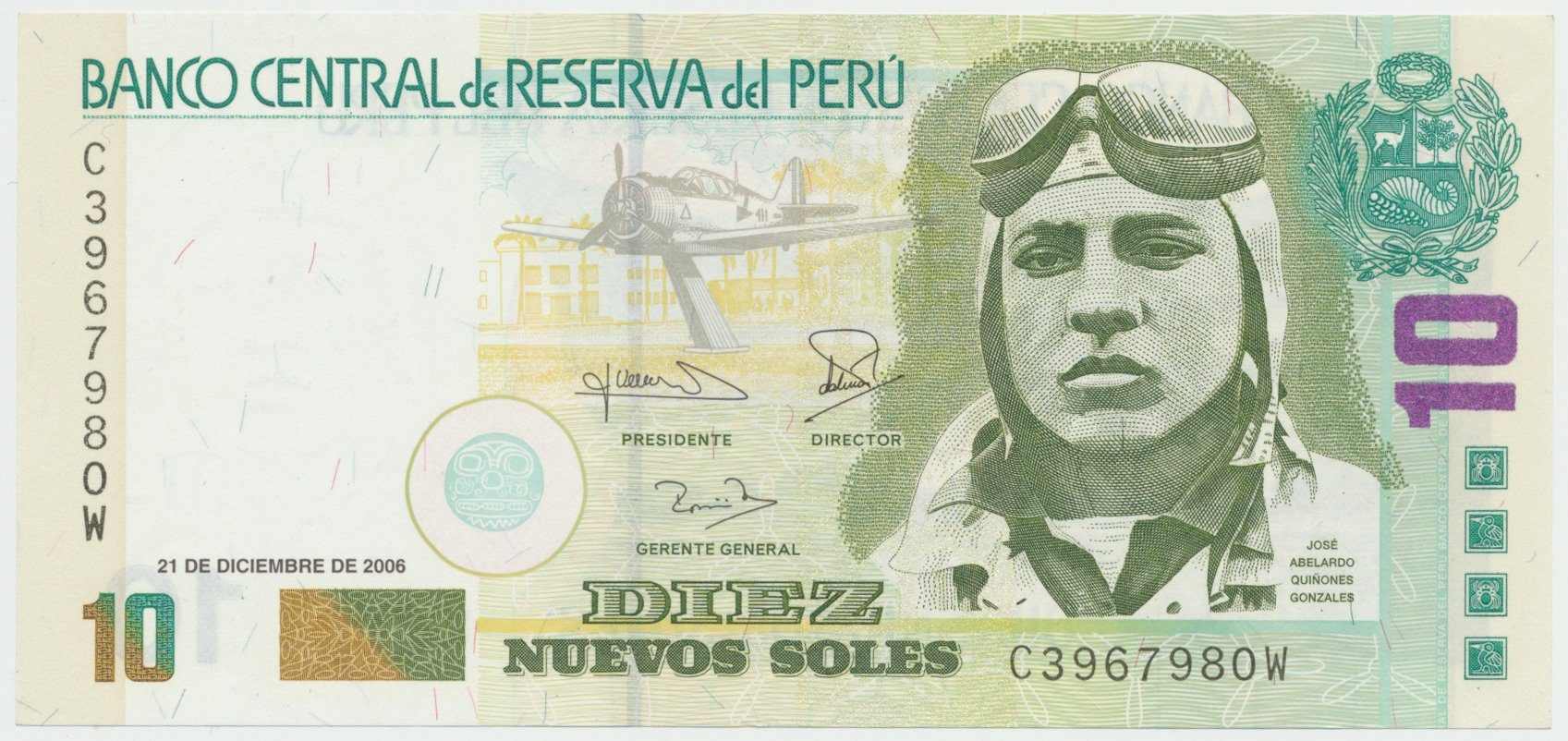 Peru, 10 Nuevo Soles 2006, P.179b