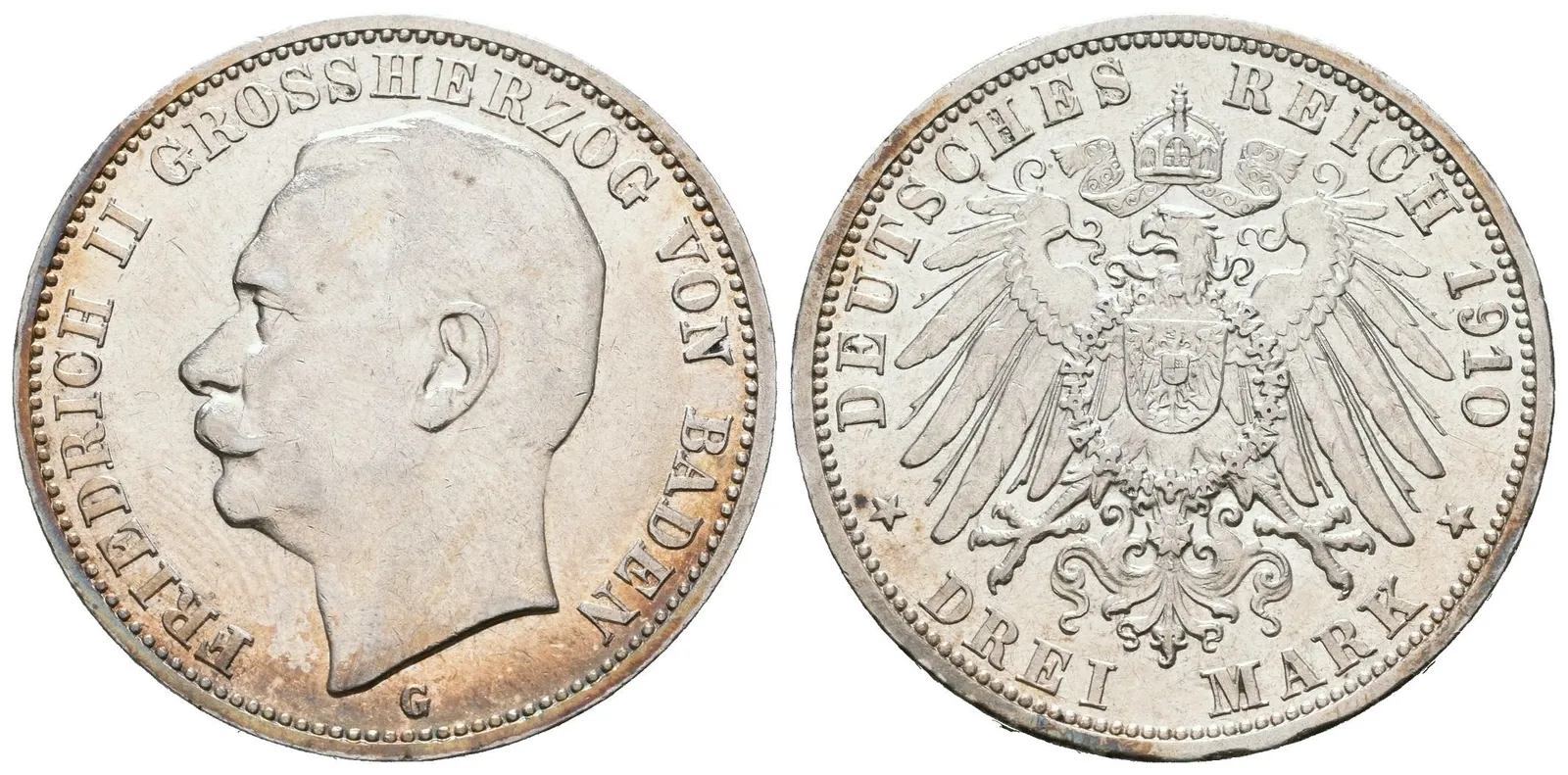 Baden, 3 Marka 1910 G