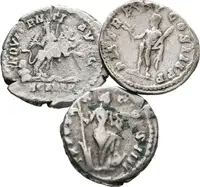 Soubor Denárů - Antoninus Pius, RIC.260, Caracalla, RIC.130 — 2