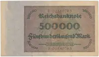 Německo, 500000 Mark 1923, Ro.87b - fotografie 2