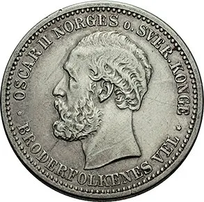 Norsko, Oscar II., 1872 - 1907 — 1