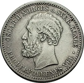 Norsko, Oscar II., 1872 - 1907 — 1