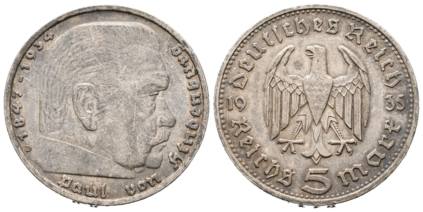 III. říše, 5 Marka 1935 D