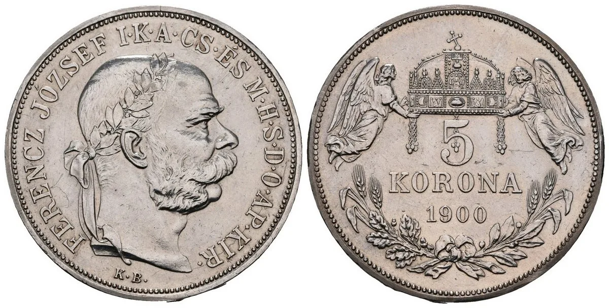 Korunová měna, 1892 - 1918 — 1