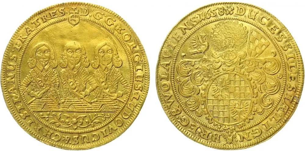 Slezsko, Lehnice - Břeh - Volava, Georg, Ludwig a Christian, 1639 - 1663 — 1