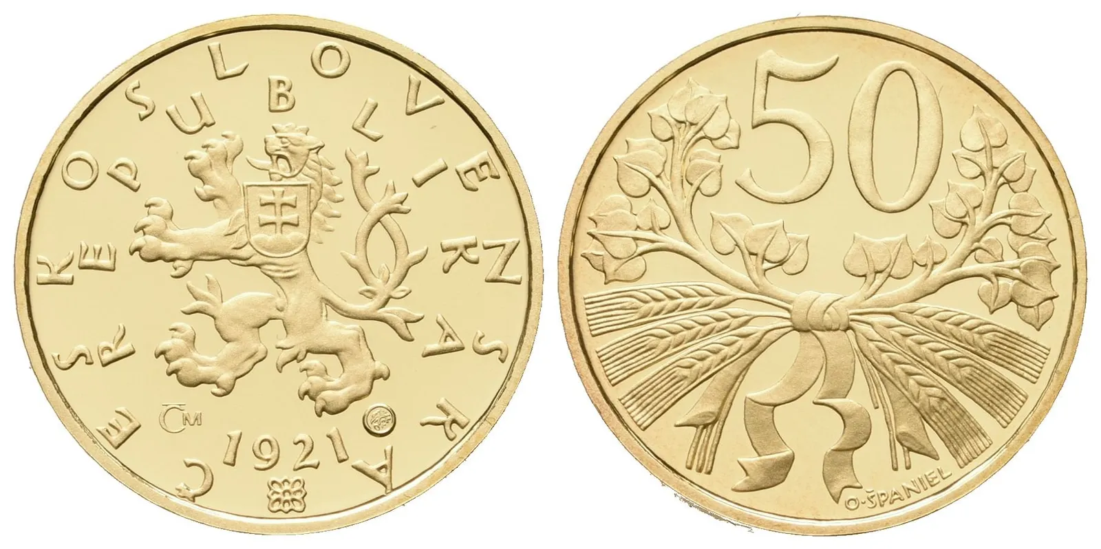 Medaile 2006 - Replika mince 50 haléřů z roku 1921