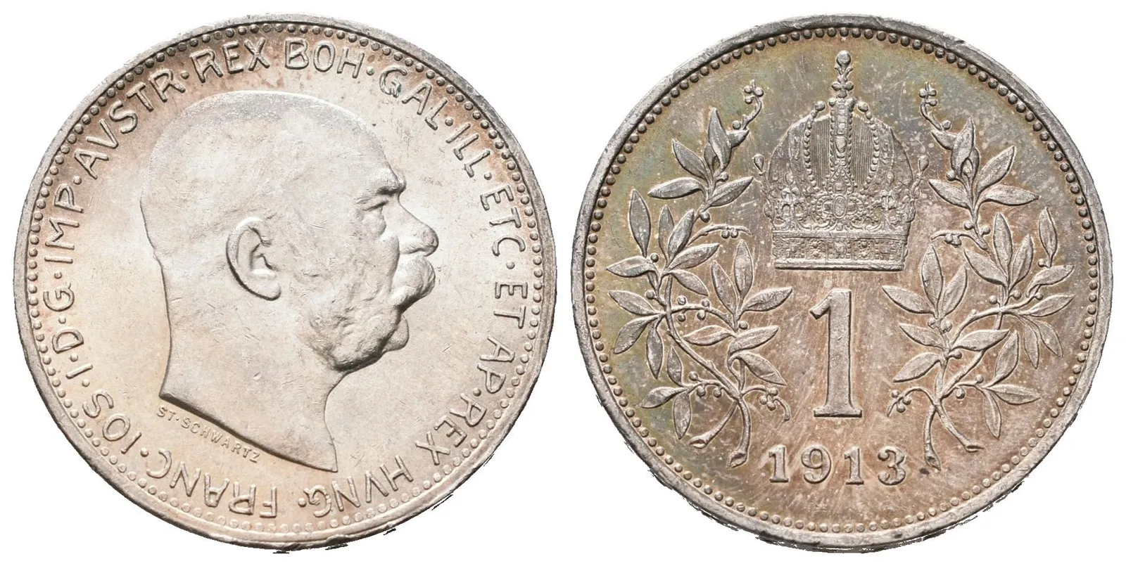 1 Koruna 1913