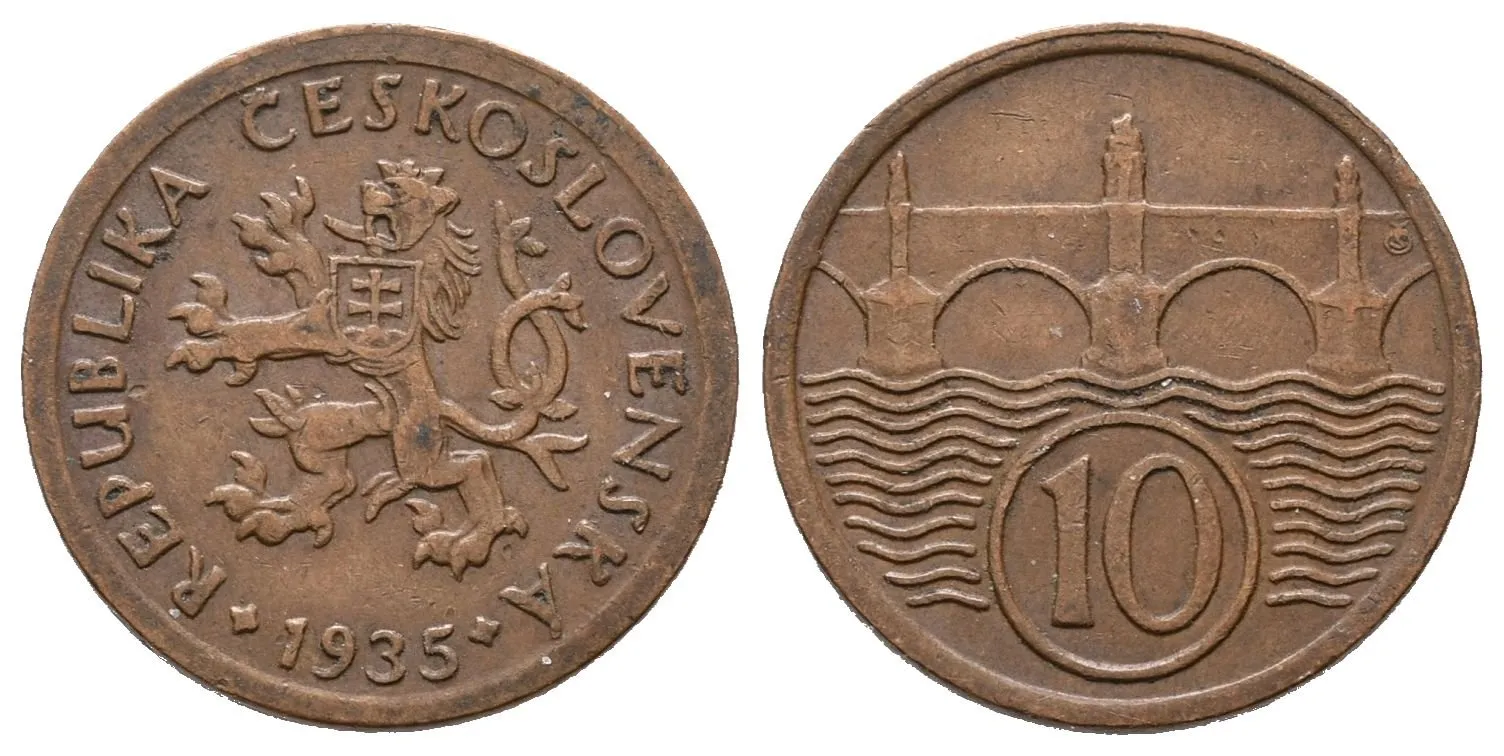 10 Haléř 1935