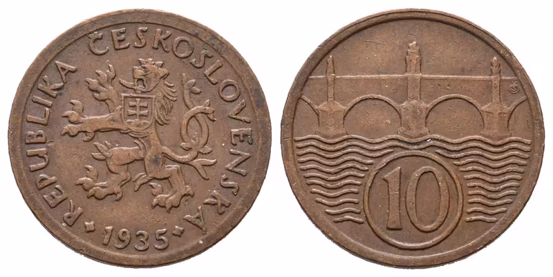 10 Haléř 1935