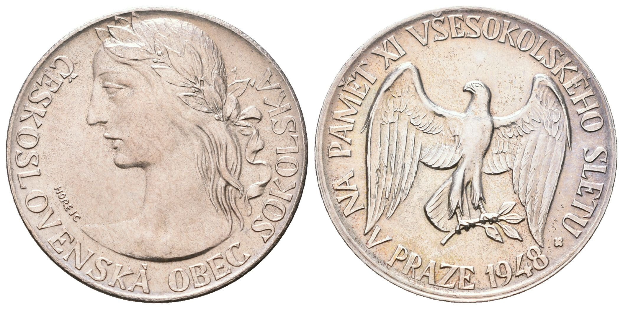 AR Medaile 1948 - XI. Všesokolský slet