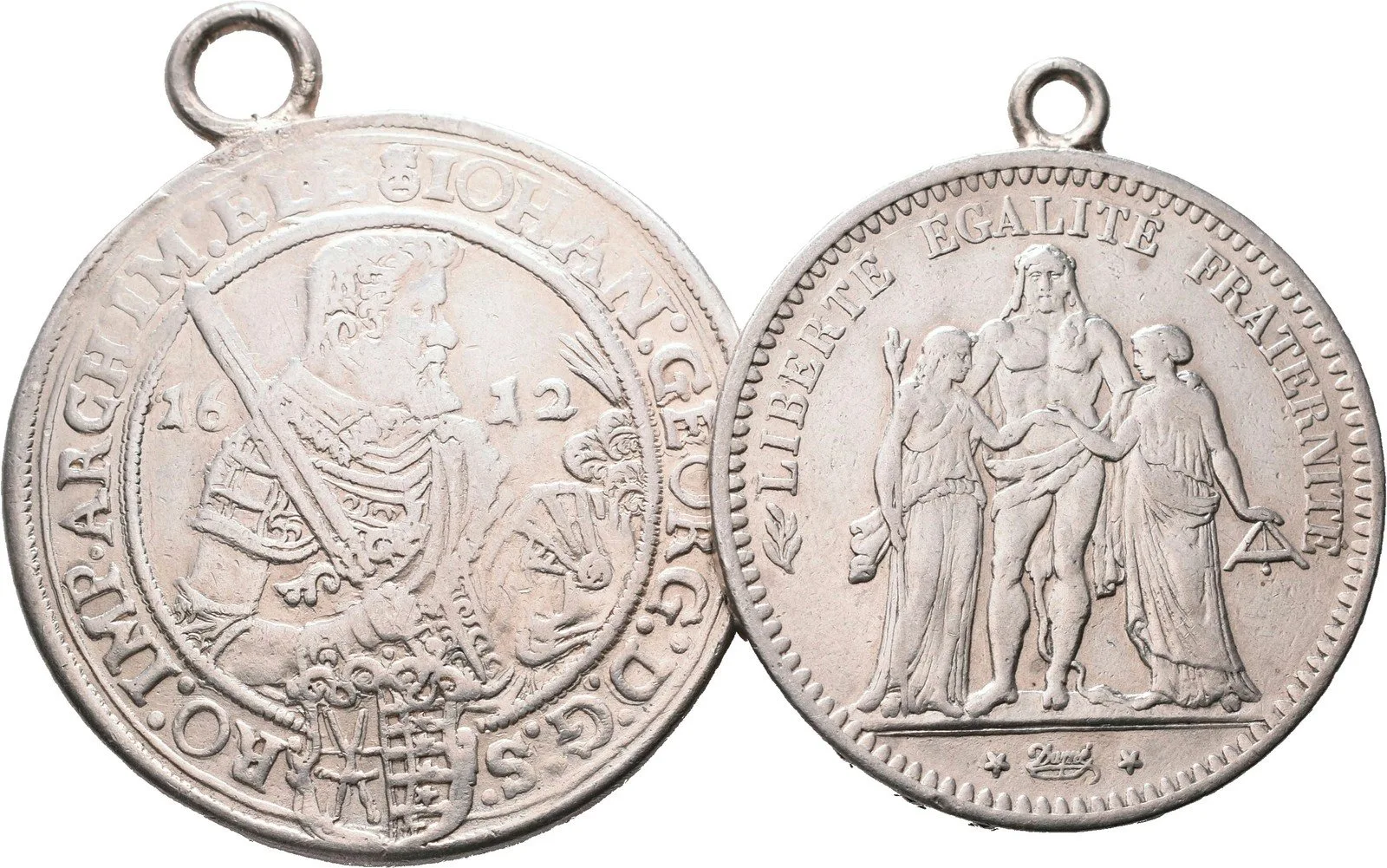 Sasko, Johann Georg I. a August, 1611 - 1615 — 1