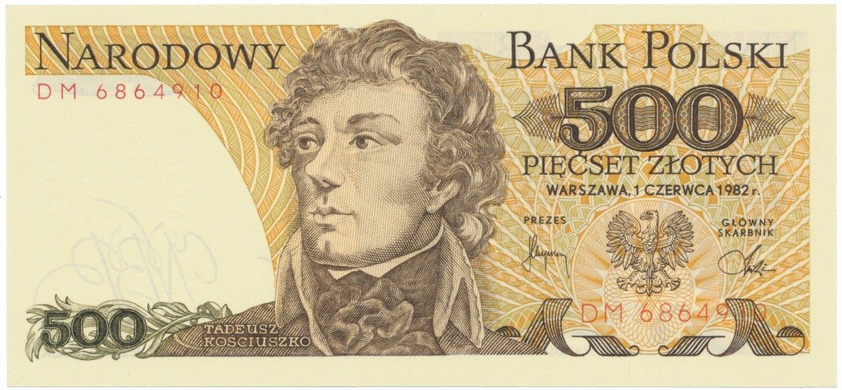 Polsko, 500 Zlotych 1982, P.145d