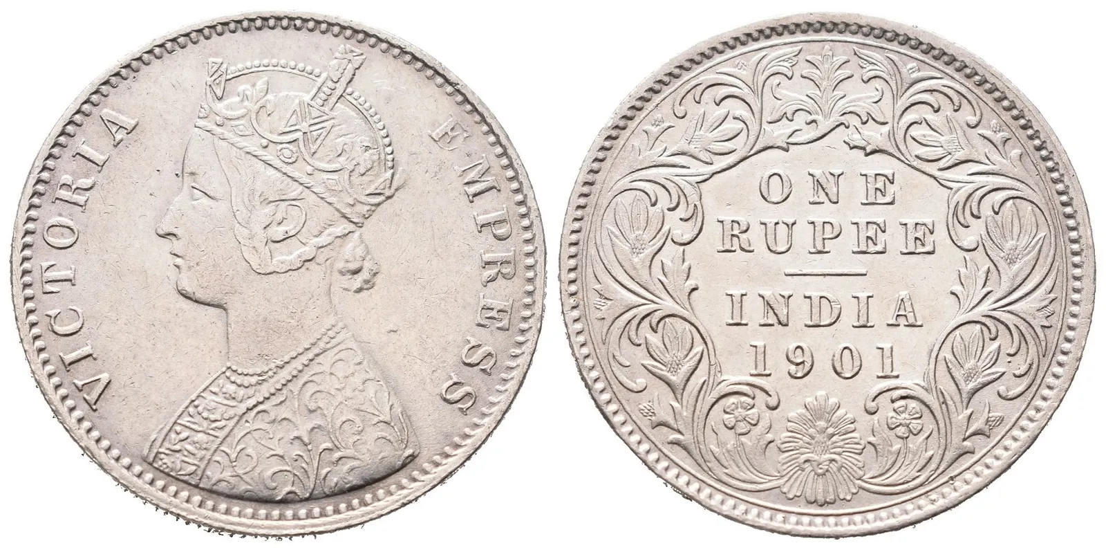 Indie, Rupie 1901