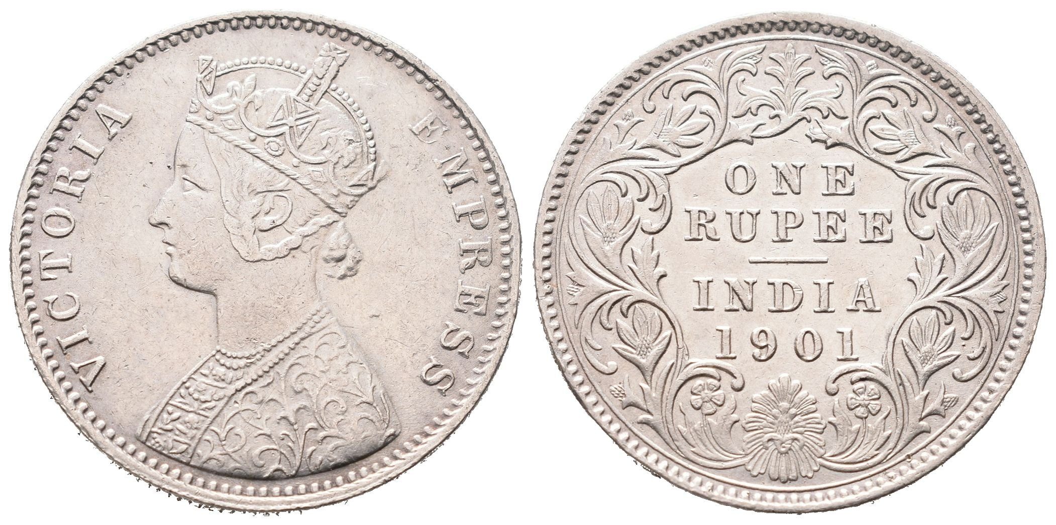 Indie, Rupie 1901