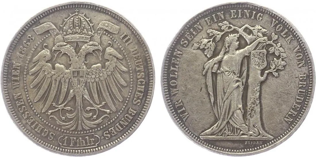 Rakouská a spolková měna, 1857 - 1892 — 1