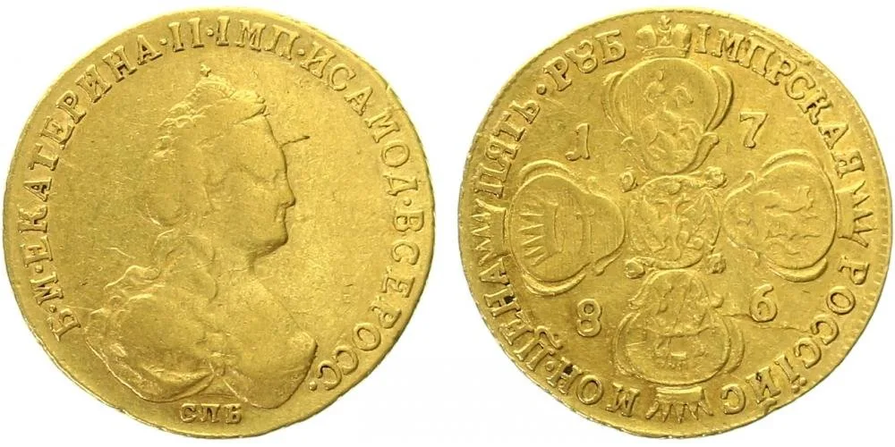 Rusko, Kateřina II., 1762 - 1796 — 1