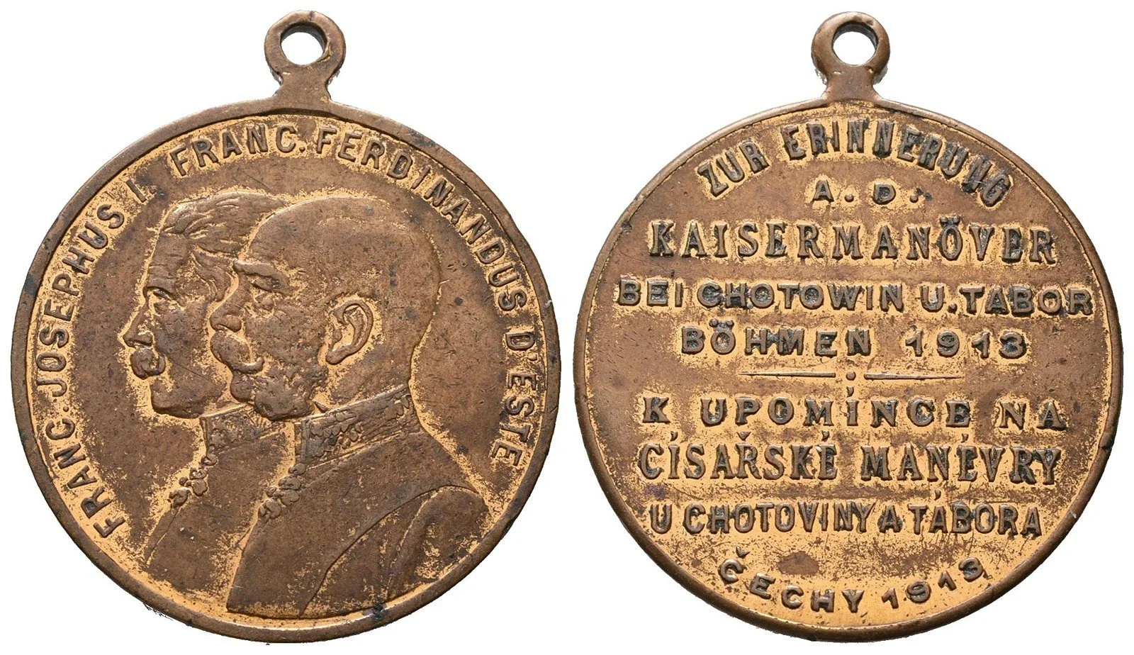 František Josef I., medaile vojenských manévrů — 1