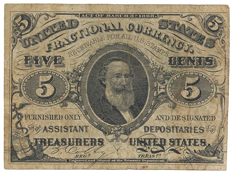 USA, 5 Cents 1863, P.106