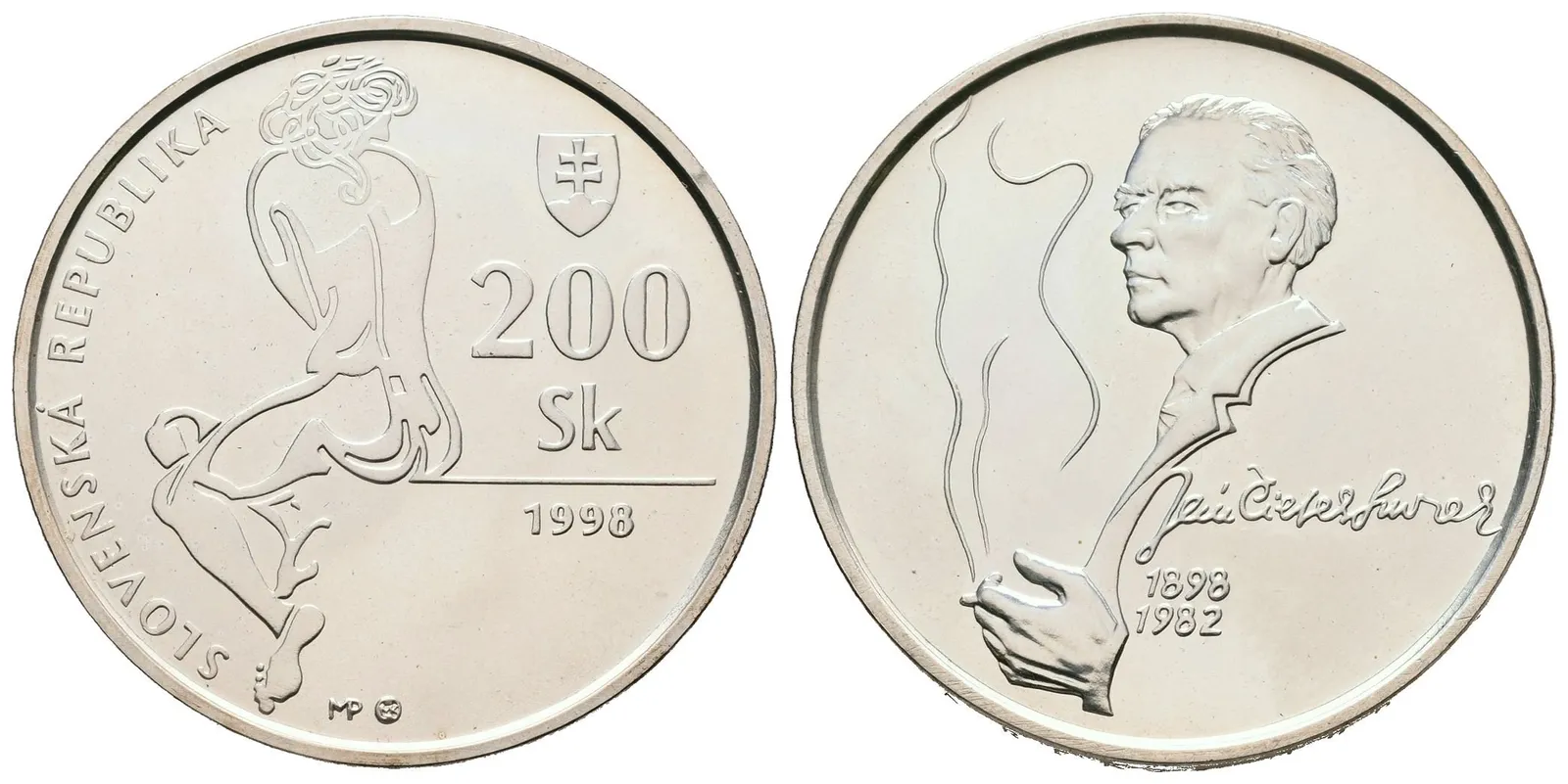 200 Sk 1998 - Ján Smrek, běžná kvalita