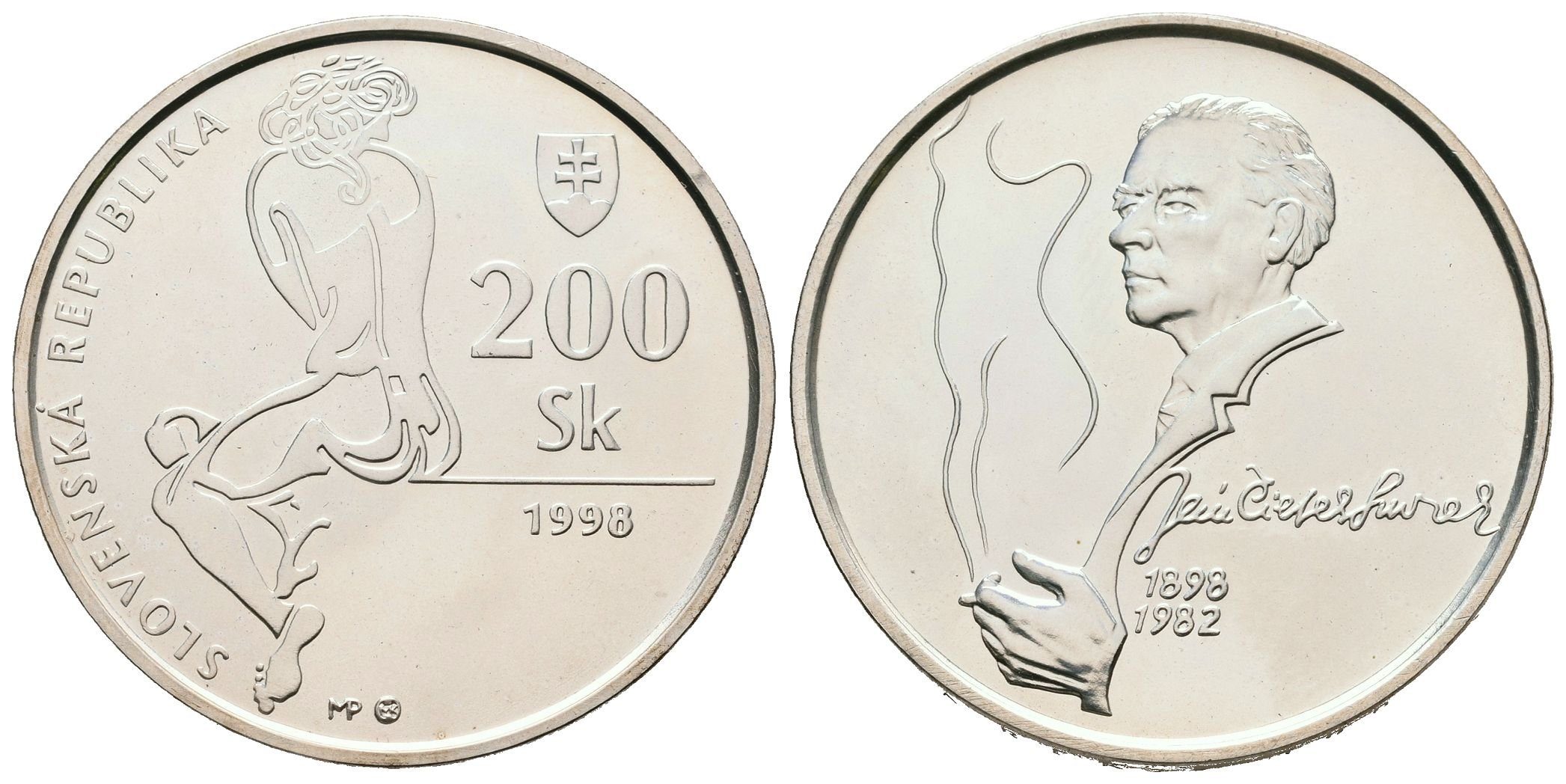 200 Sk 1998 - Ján Smrek, běžná kvalita
