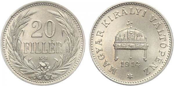 20 Fillér 1894 KB
