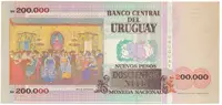 Uruguay, 200.000 Nuevos Pesos 1992, P.72 - fotografie 2