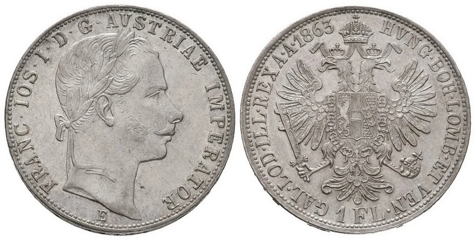 Rakouská a spolková měna, 1857 - 1892 — 1
