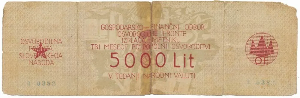 Slovinsko - hospodářsko-finanční oddělení osvoboditelské fronty — 1