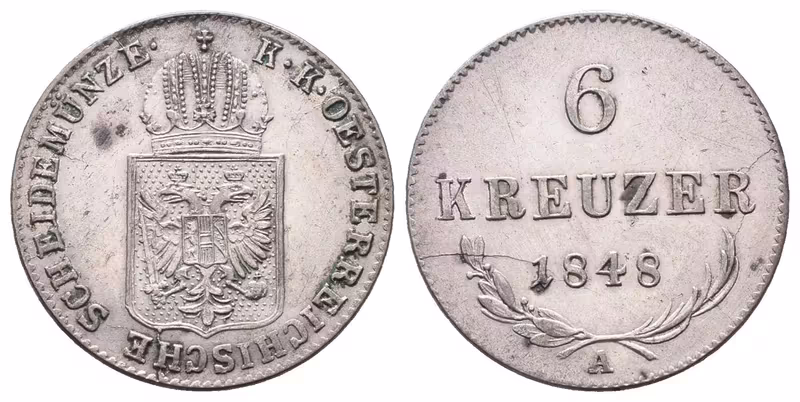 Ferdinand V., 6 Krejcar 1848 A, Vídeň