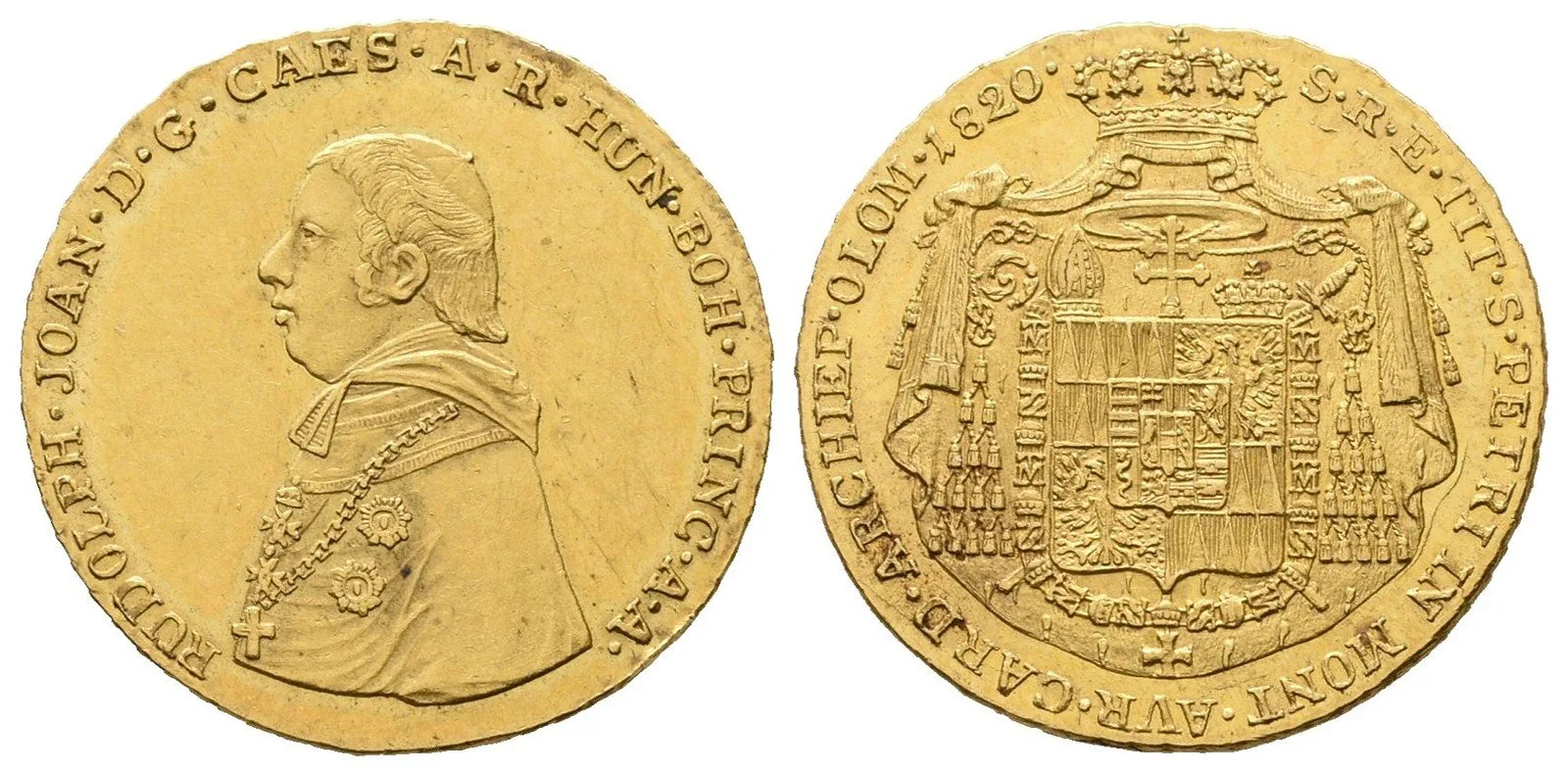 Olomouc - arcibiskupství, Rudolf Jan, 1819 - 1831 — 1