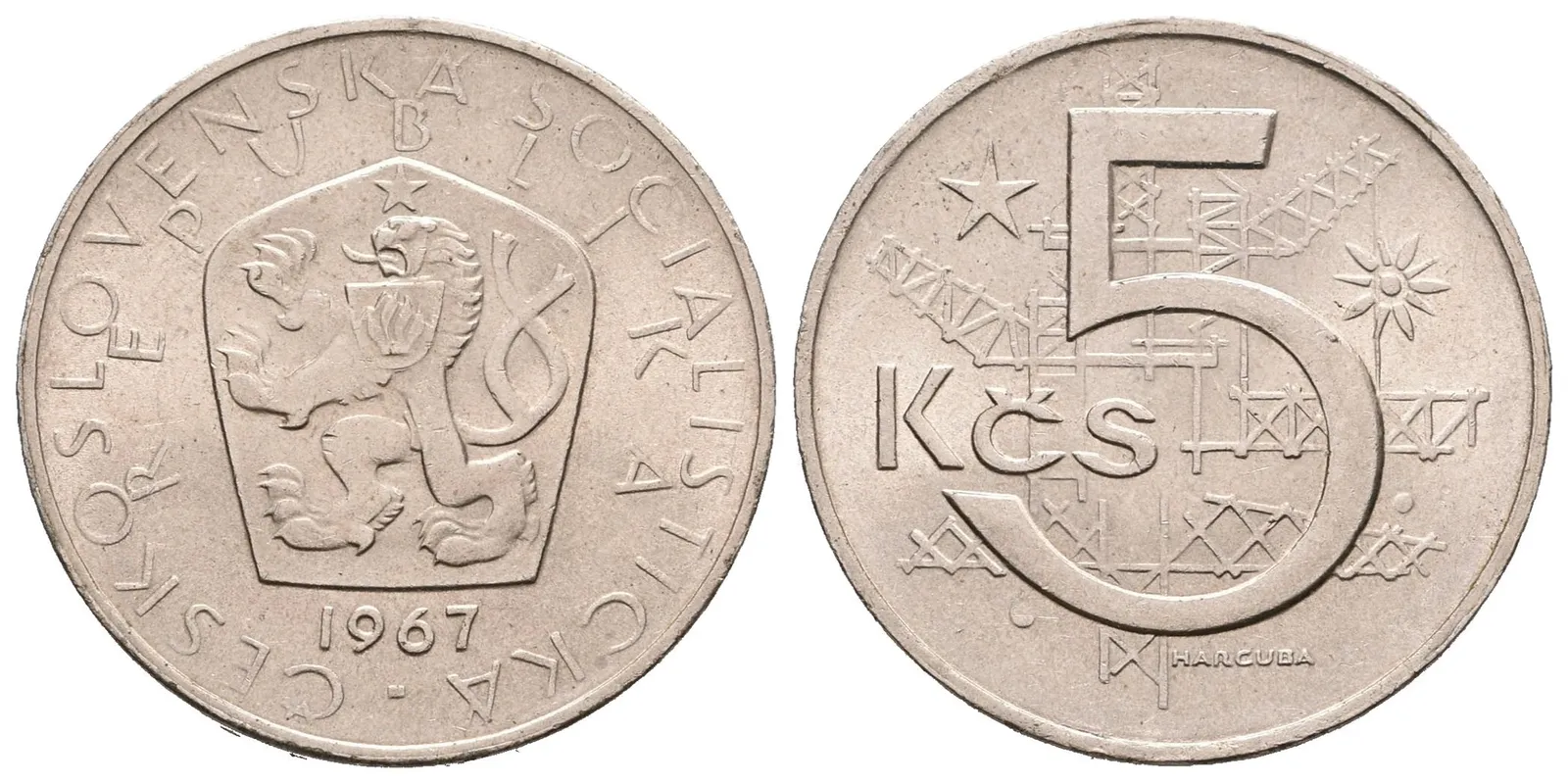 5 Koruna 1967