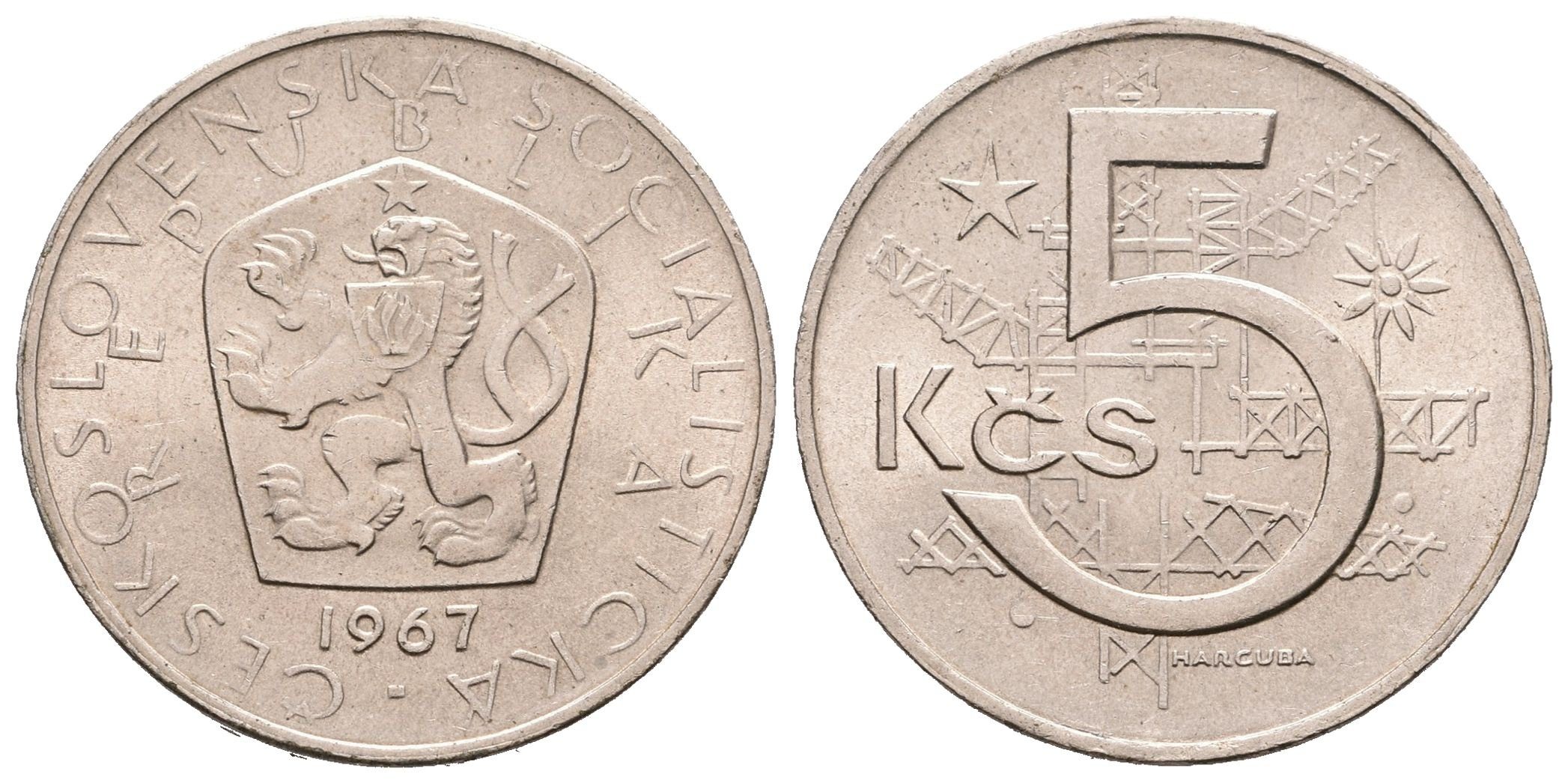 5 Koruna 1967