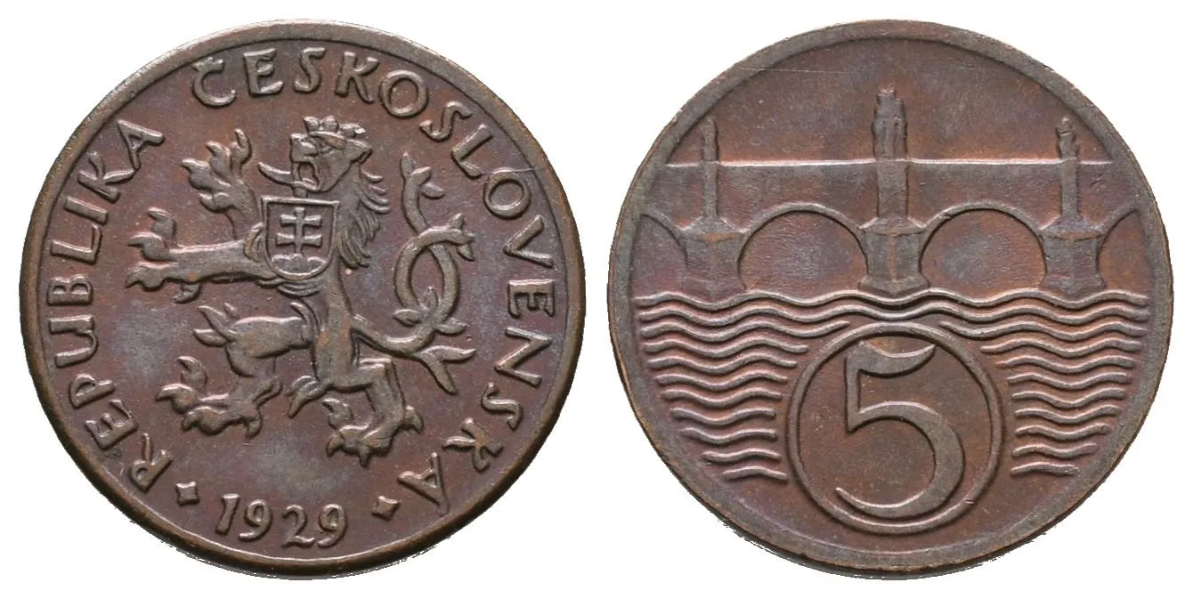5 Haléř 1929